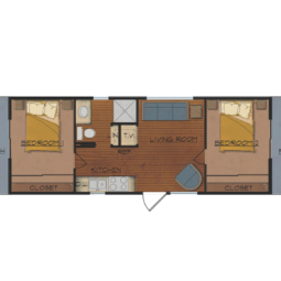 The Gold Nugget; 2 bedroom